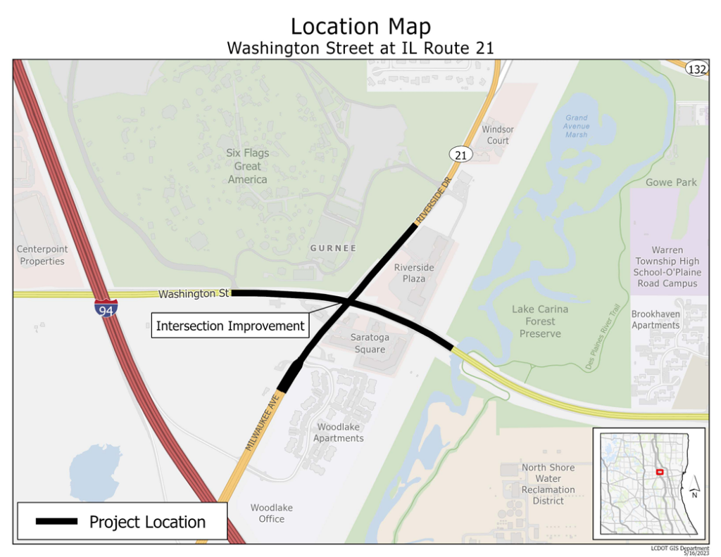 Washington street map